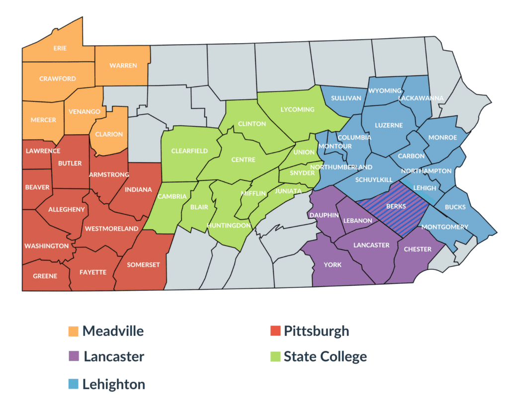 Service Area Map